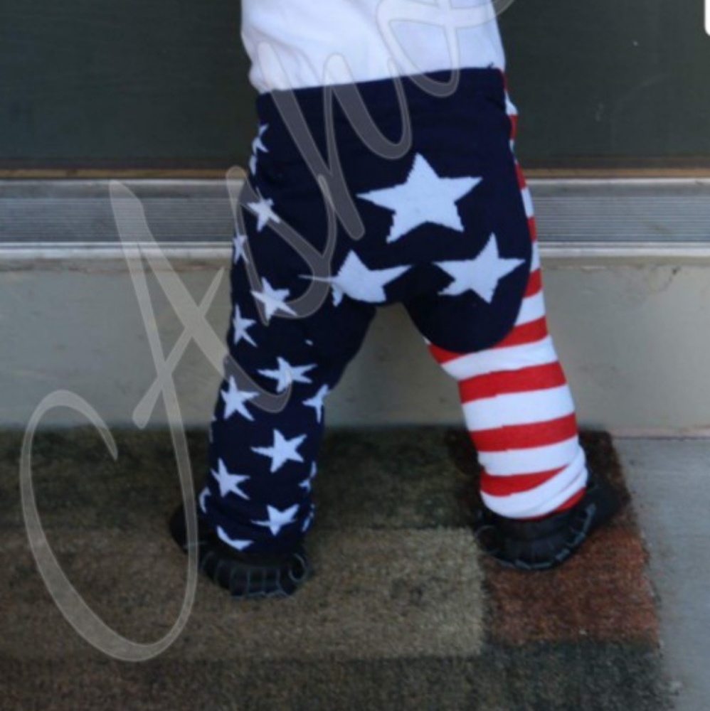 USA Flag Doodle Pants